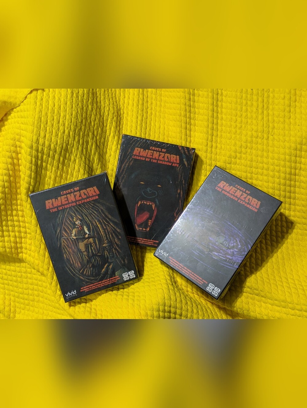 CAVES OF WRENZORI🔥LOT OF 3 SEALED/Legend Shadow Ape/Monsoon/ Intrepid Expansion